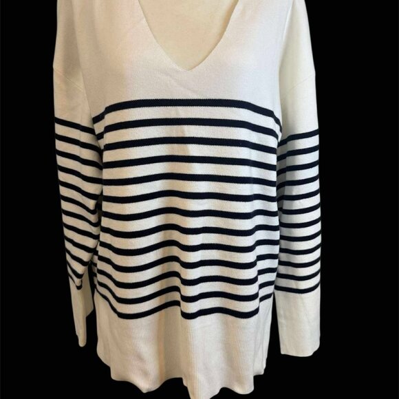 Women's MANGO Stripes Sweater - New With Tag Large-XL Size - Picture 7 of 7